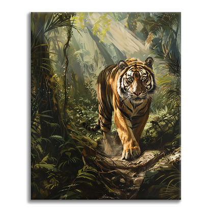 Bengalischer Tiger – Malen nach Zahlen