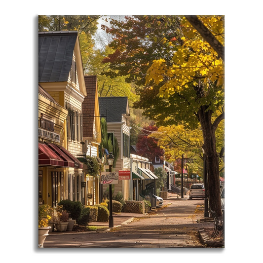 Stadtstraßen - Malen nach Zahlen