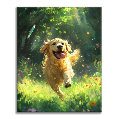 Golden Retriever – Malen nach Zahlen