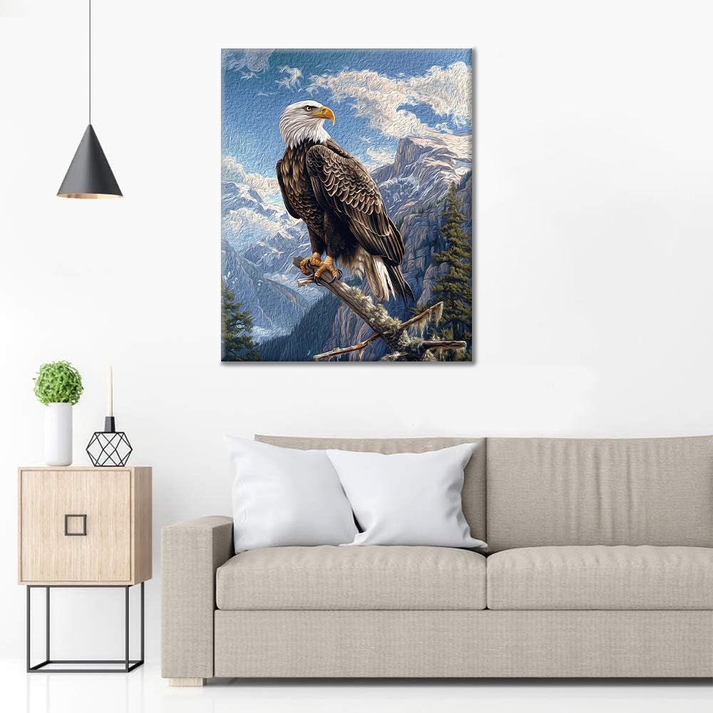 Weißkopfseeadler – Malen nach Zahlen