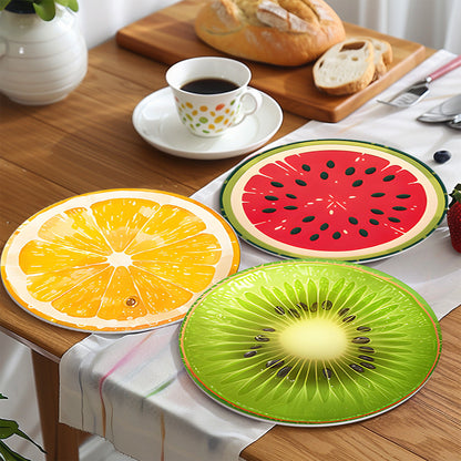 Tischsets mit Obst – Malen nach Zahlen